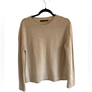 Jenni Kayne Cashmere Wool Blend Beige Sweater, size small